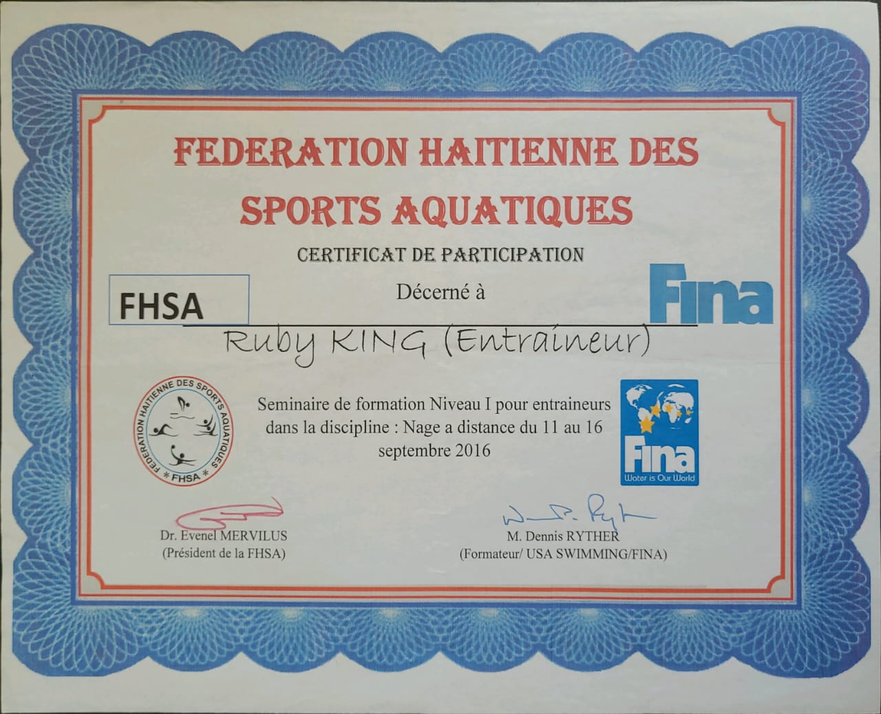 Ruby — Formation Nage à distance