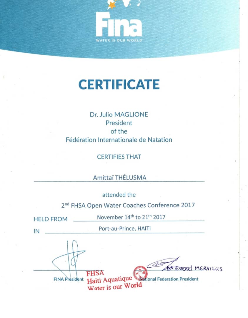 Amitai — Conférence Entraîneur de natation