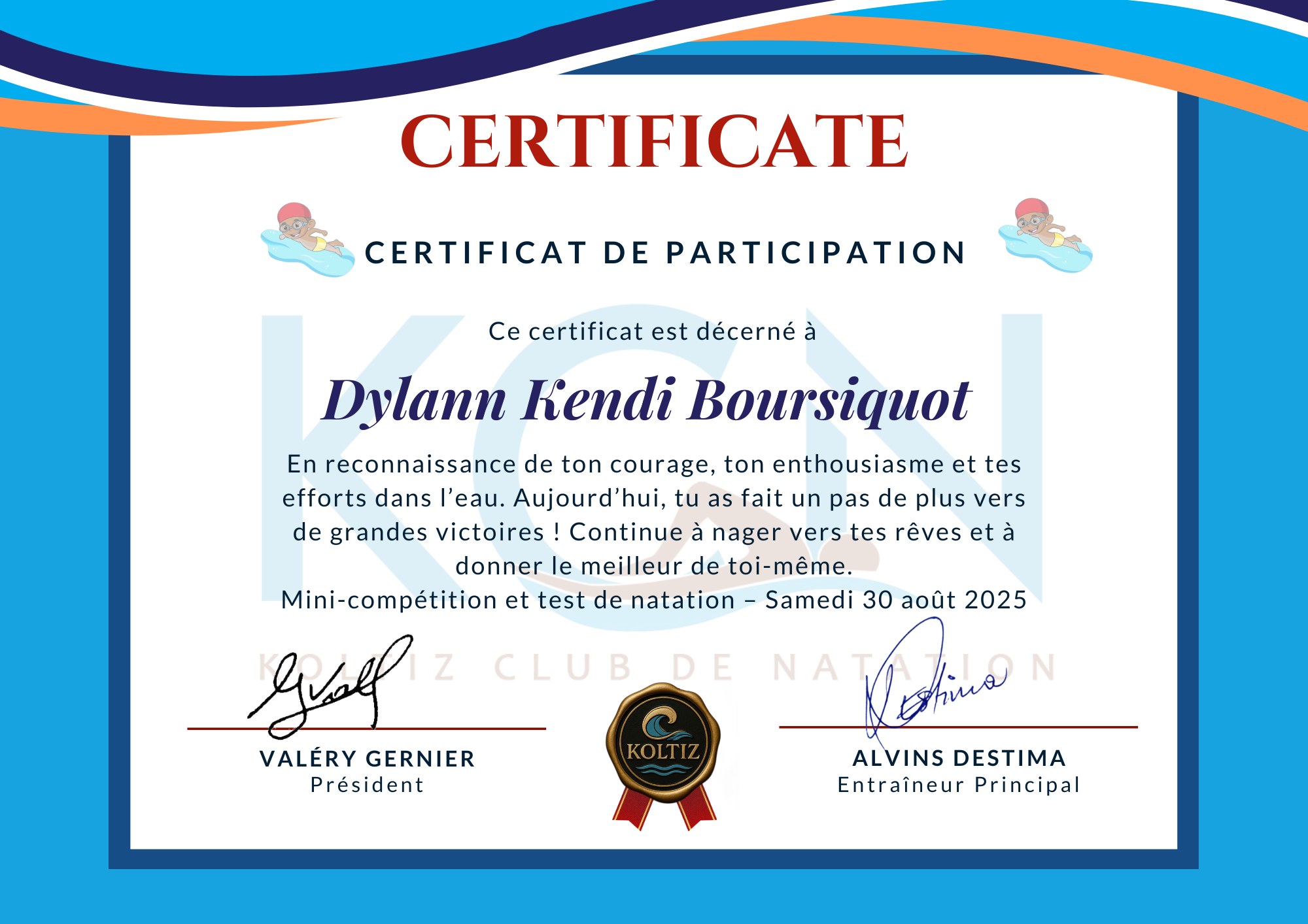 Mini-Compétition & Test de natation (1)